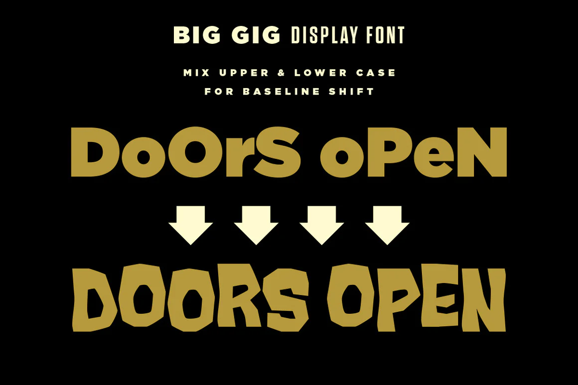 Big Gig Display Font - Image 3