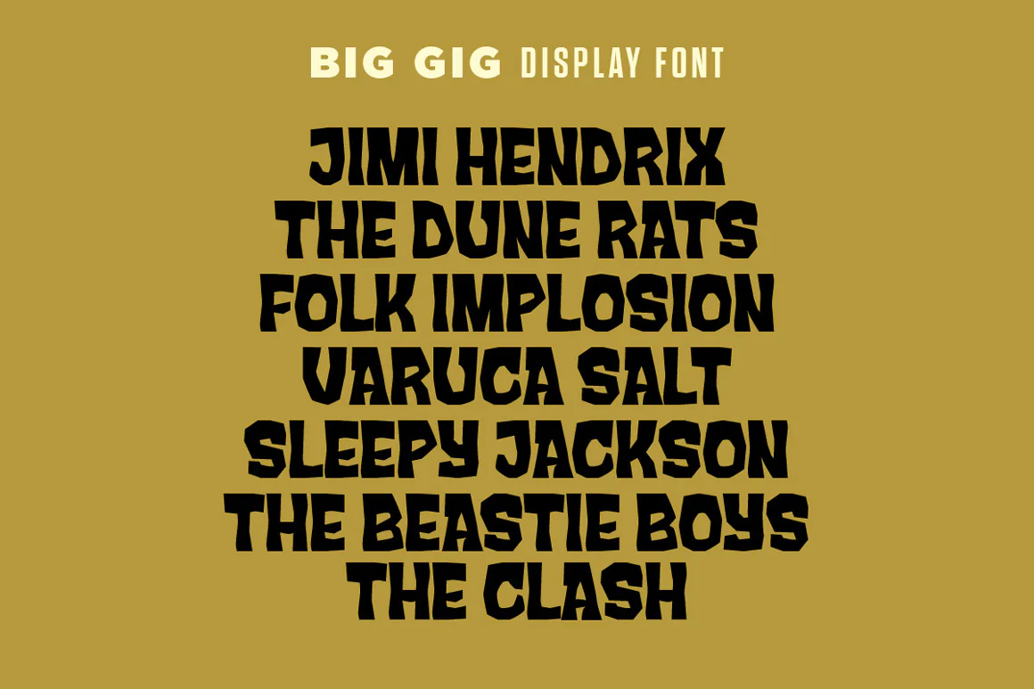 Big Gig Display Font - Image 4