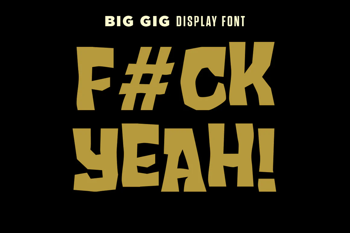 Big Gig Display Font - Image 6