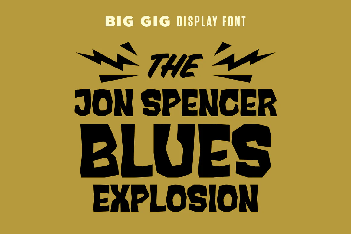 Big Gig Display Font - Image 7