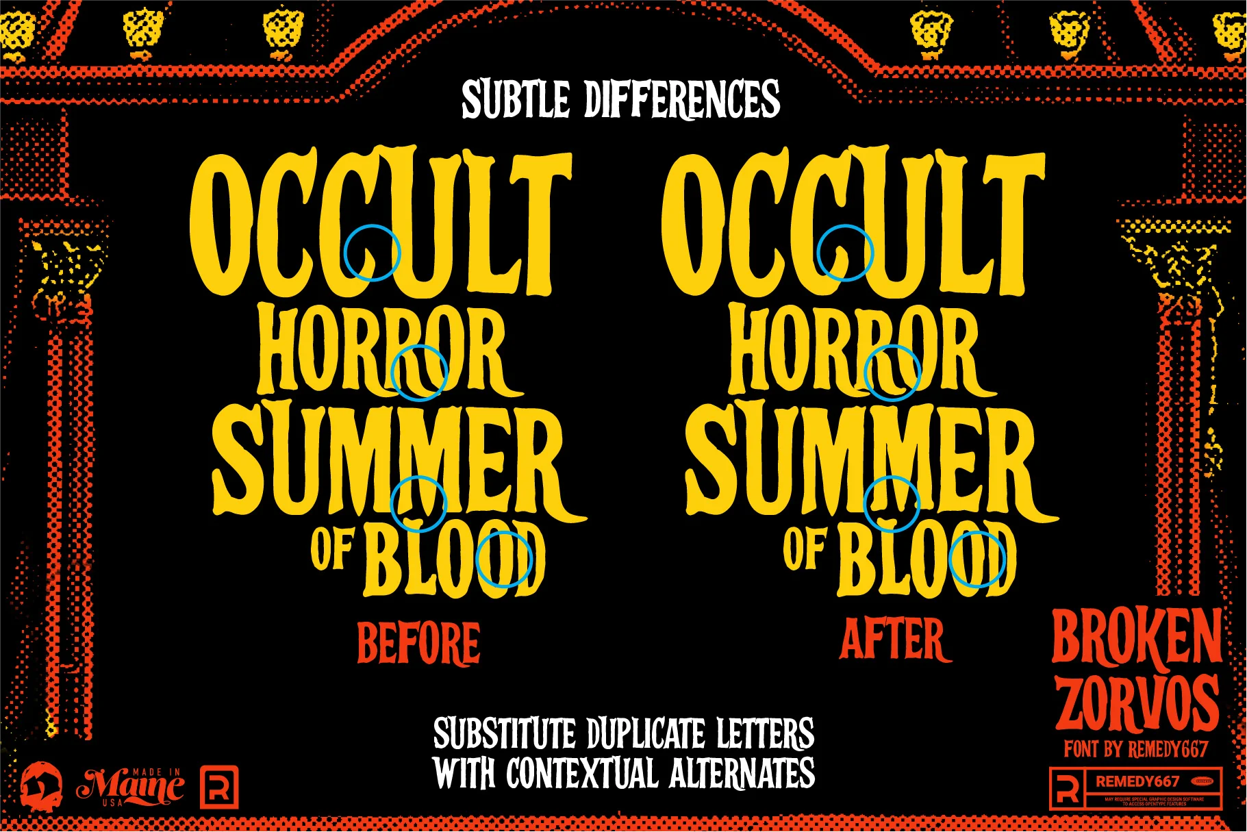 Bikini Bloodshed Horror Font Bundle - Image 11