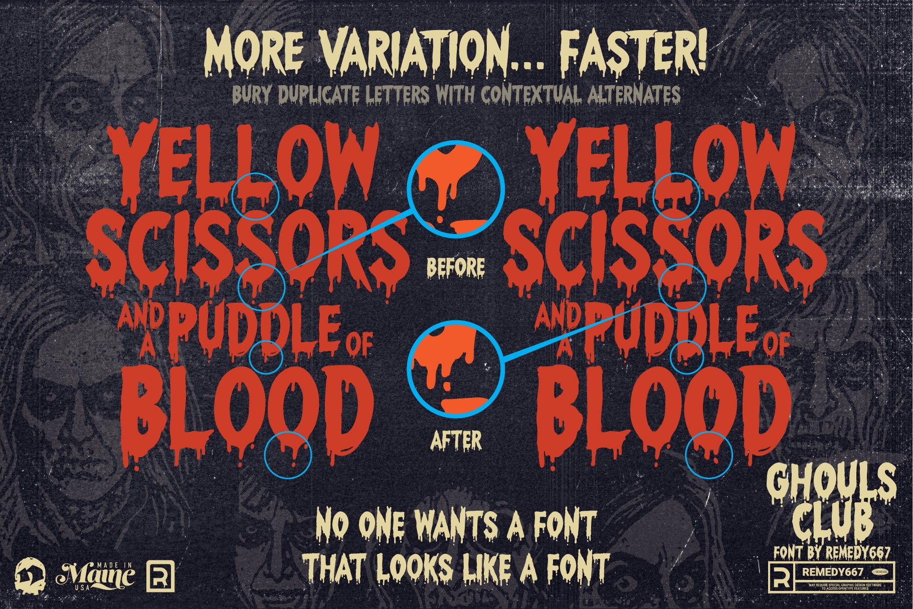 Bikini Bloodshed Horror Font Bundle - Image 16