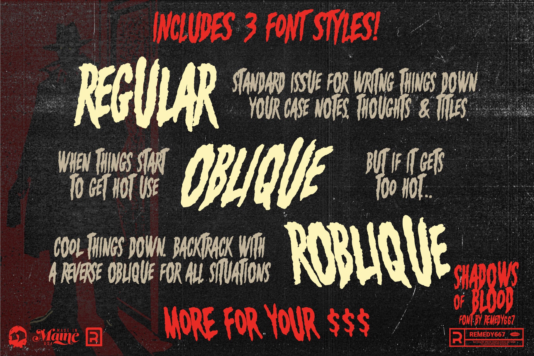 Bikini Bloodshed Horror Font Bundle - Image 26