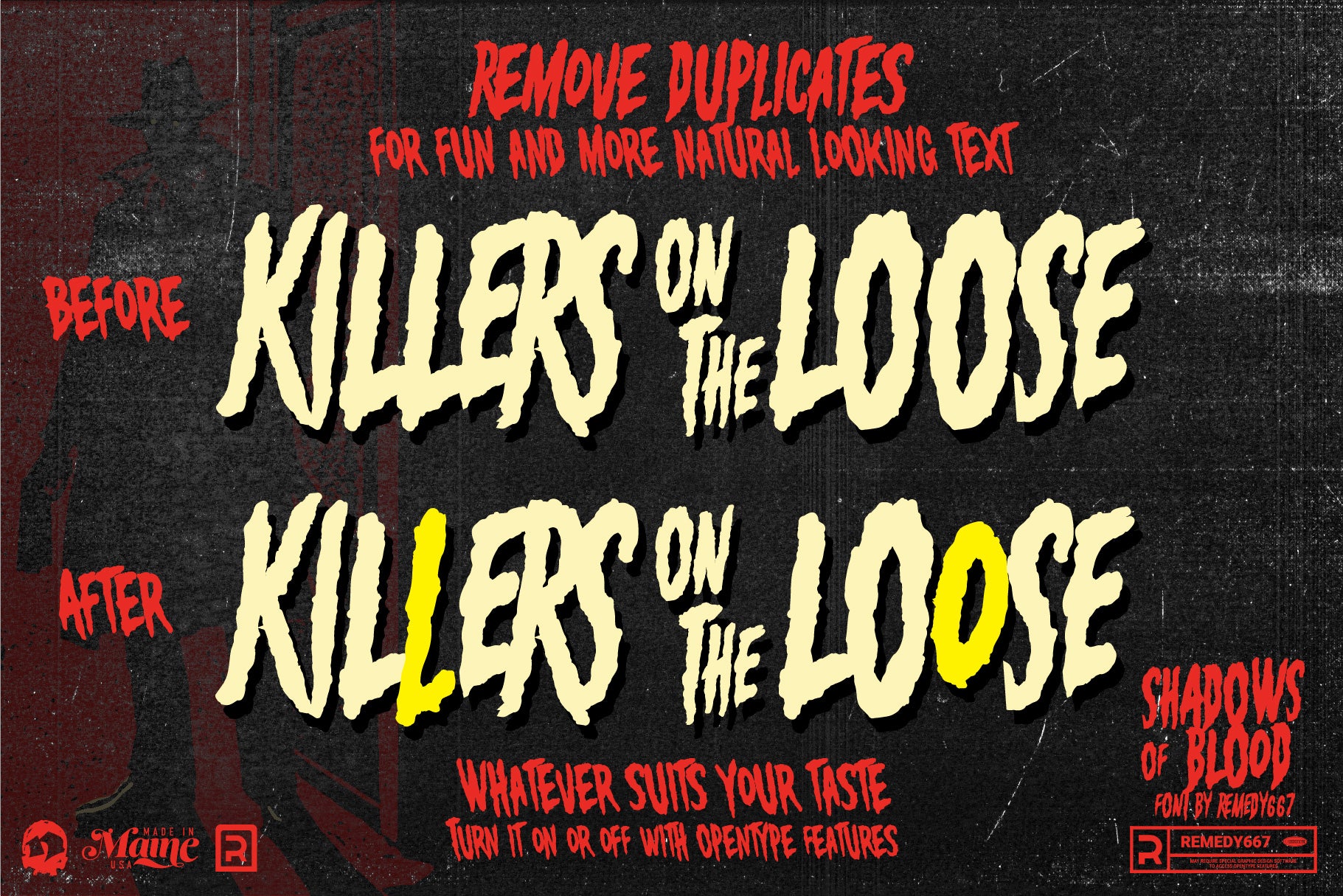 Bikini Bloodshed Horror Font Bundle - Image 27