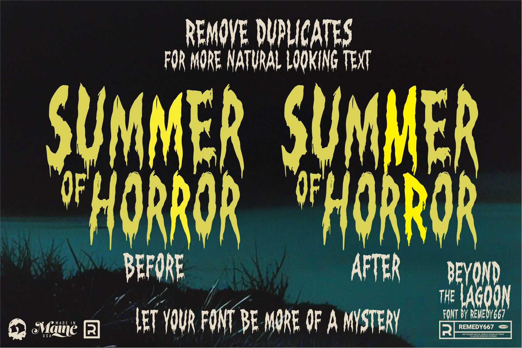 Bikini Bloodshed Horror Font Bundle - Image 6