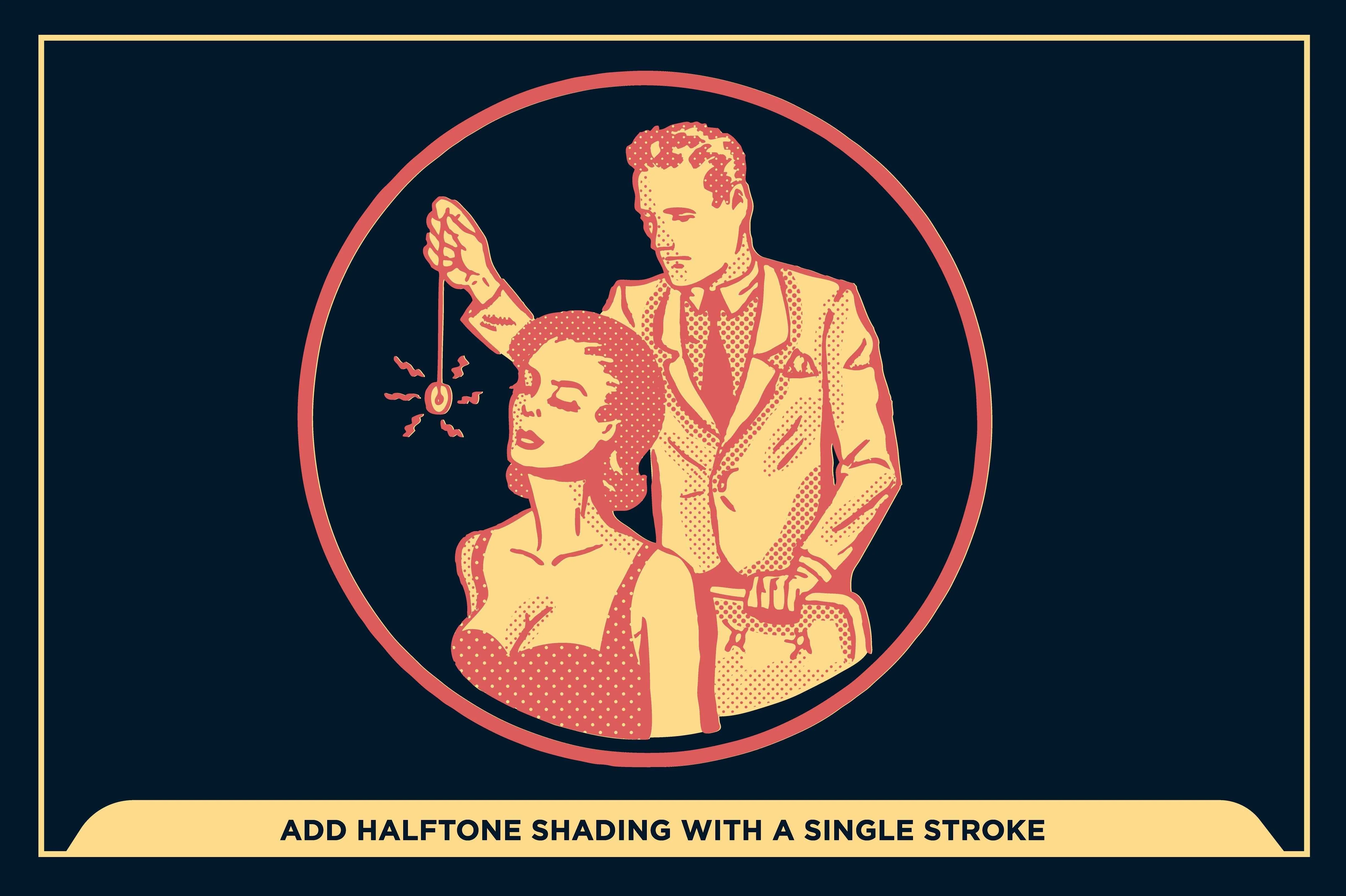 Black Magic Halftones | Halftone Brushes for Procreate - Image 5