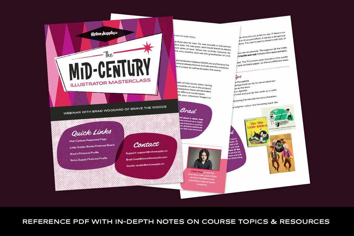 The Mid-Century Illustrator Masterclass with Brad Woodard - Image 4