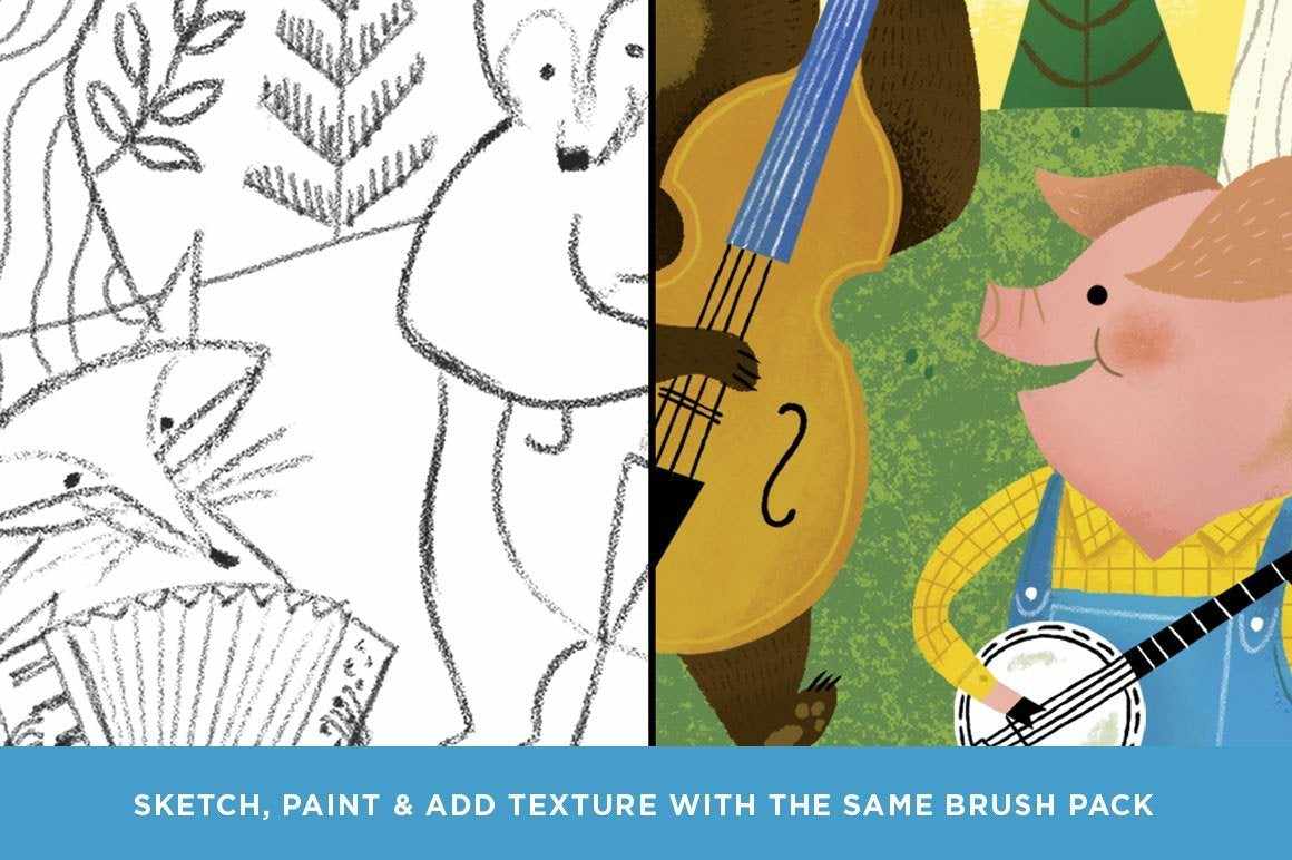 Brave the Woods Bundle for Procreate - Image 3