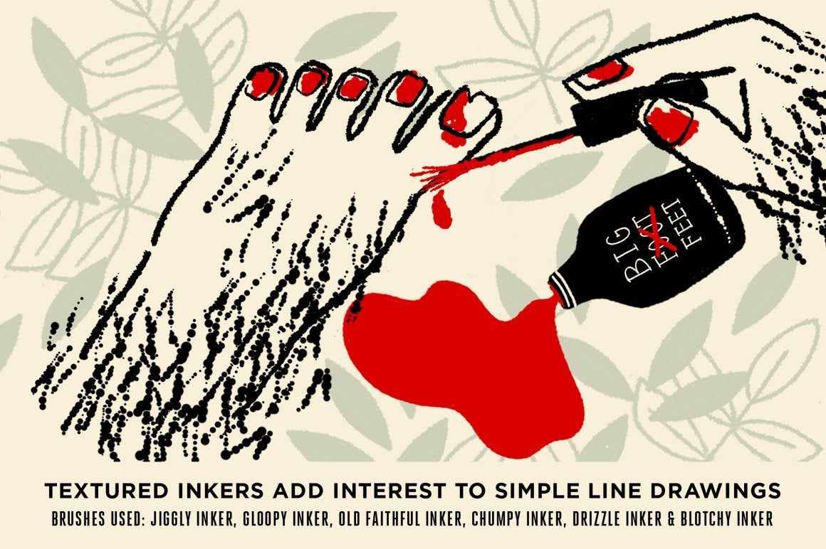 Broken Inkers Brush Set for Affinity Designer - Image 2