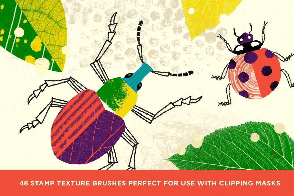 Bug Lab | Nature Texture Brushes for Affinity Designer - Image 3