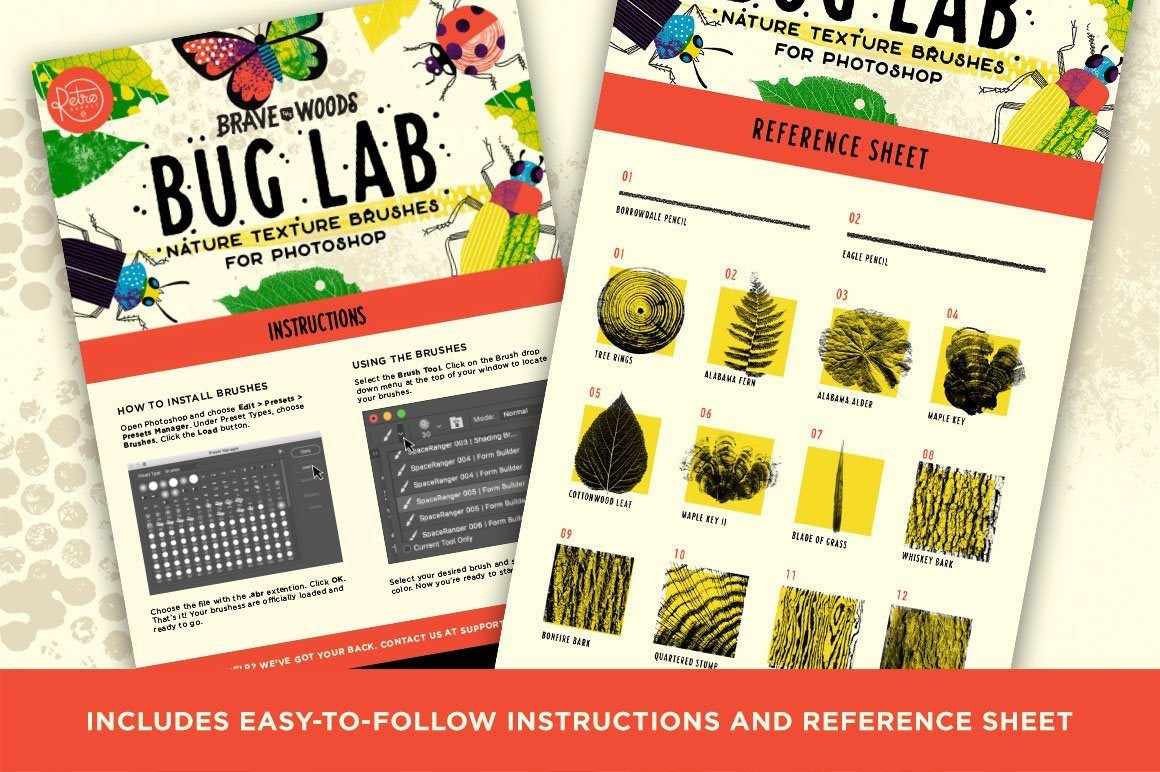 Bug Lab | Nature Texture Brushes for Photoshop - Image 10