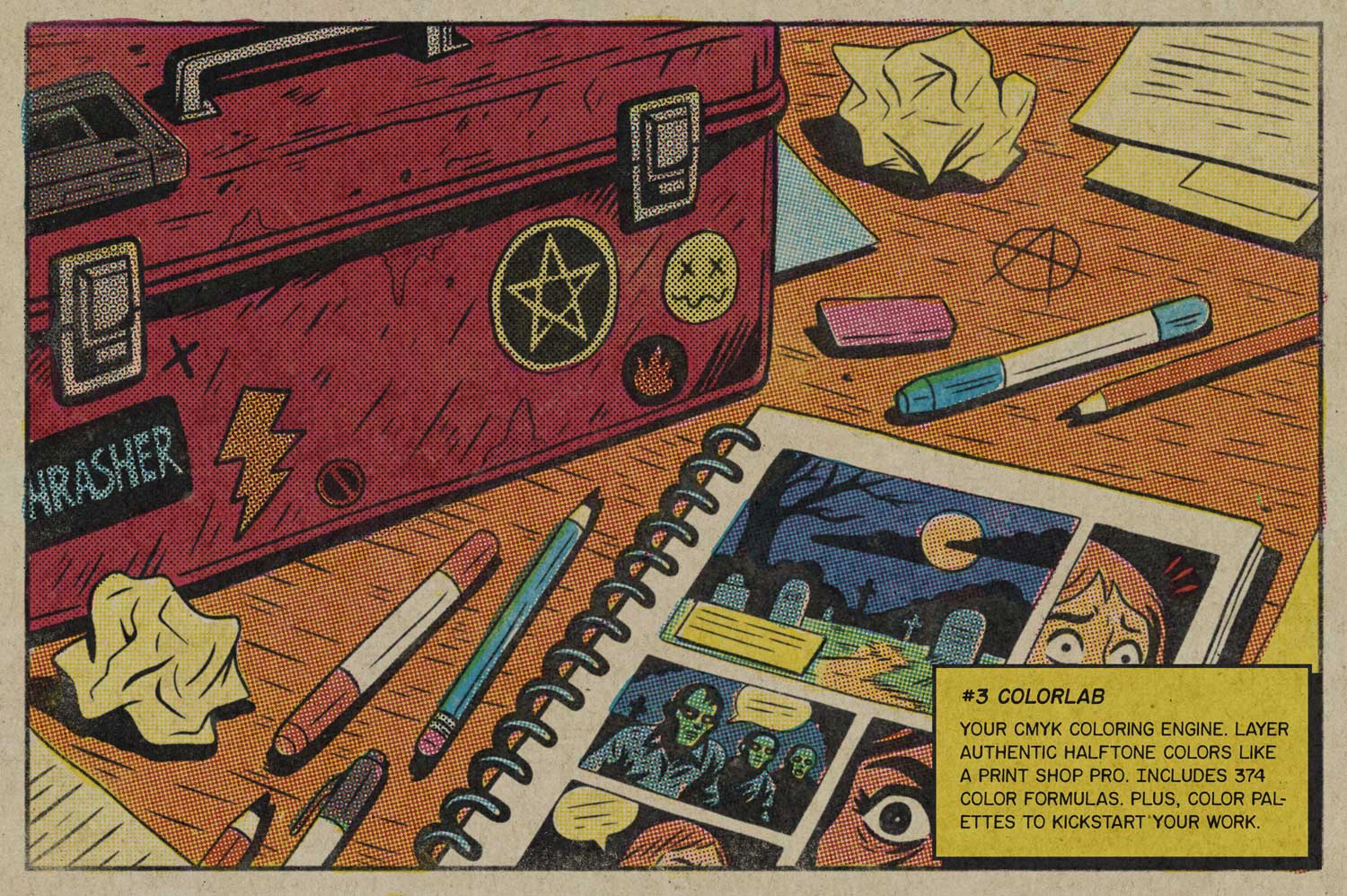 Comic Junkies Toolkit for Procreate - Image 5
