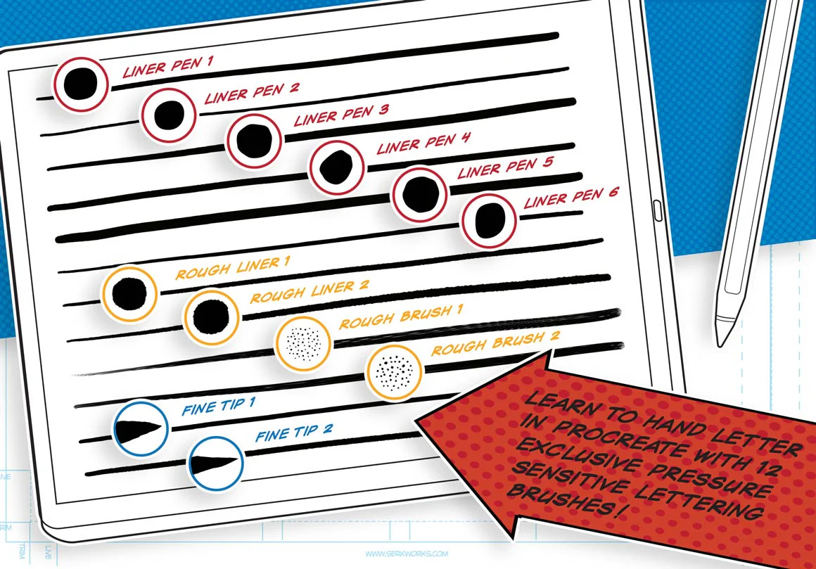 Comic Lettering Masterclass for Procreate - Image 5