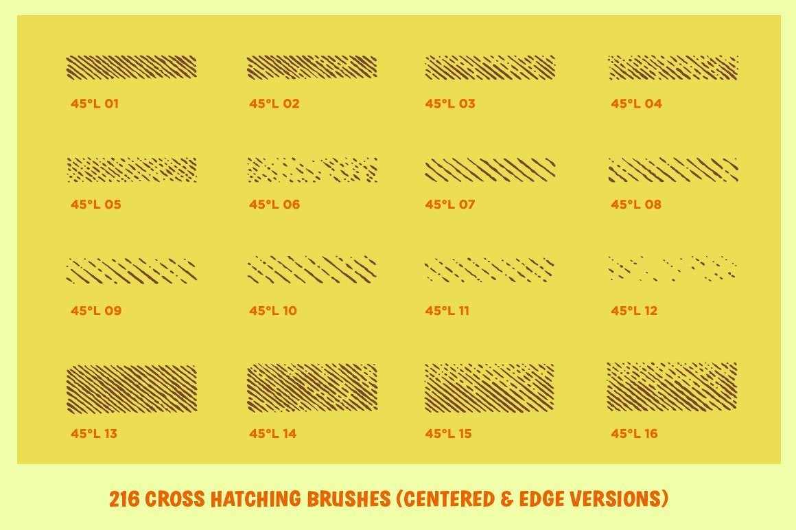 Cross-Country Crosshatchers for Adobe Illustrator - Image 10