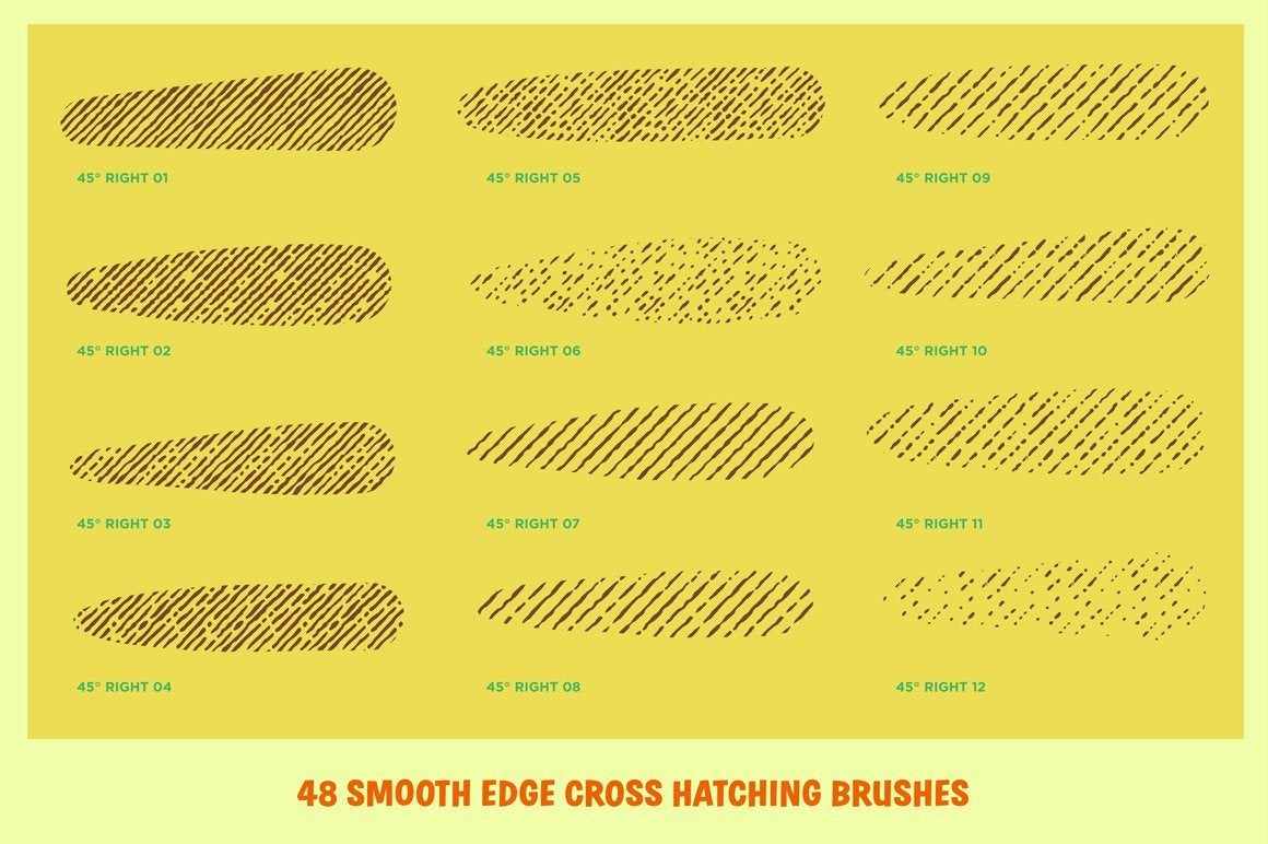 Cross-Country Crosshatchers for Procreate - Image 11
