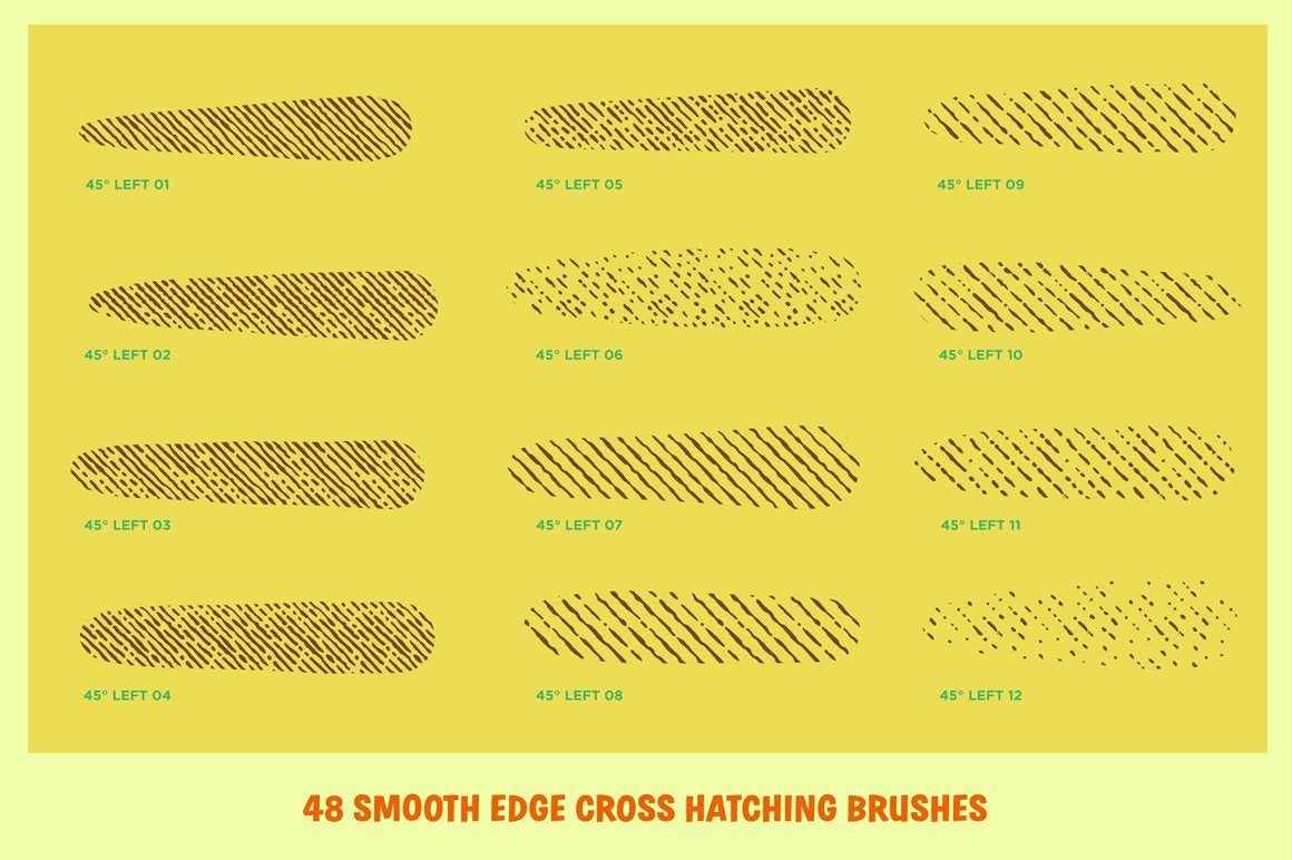 Cross-Country Crosshatchers for Procreate - Image 8