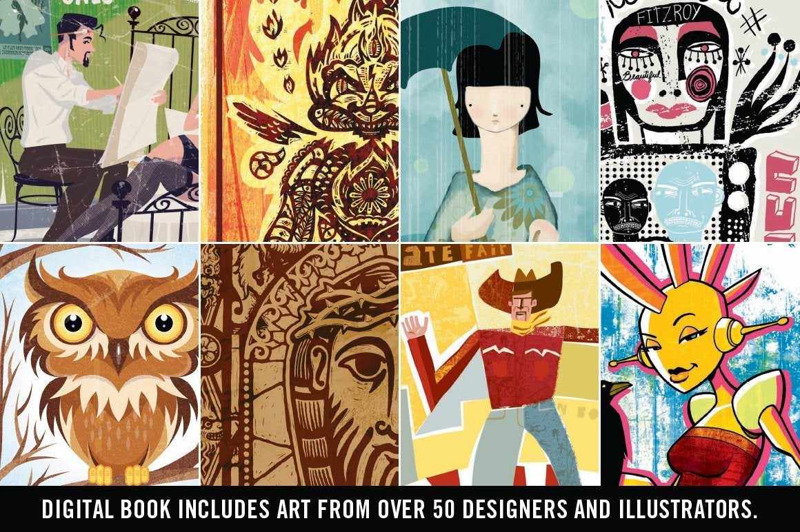 Crumble Crackle Burn | Ebook & Texture Pack for Adobe Illustrator and Photoshop - Image 10