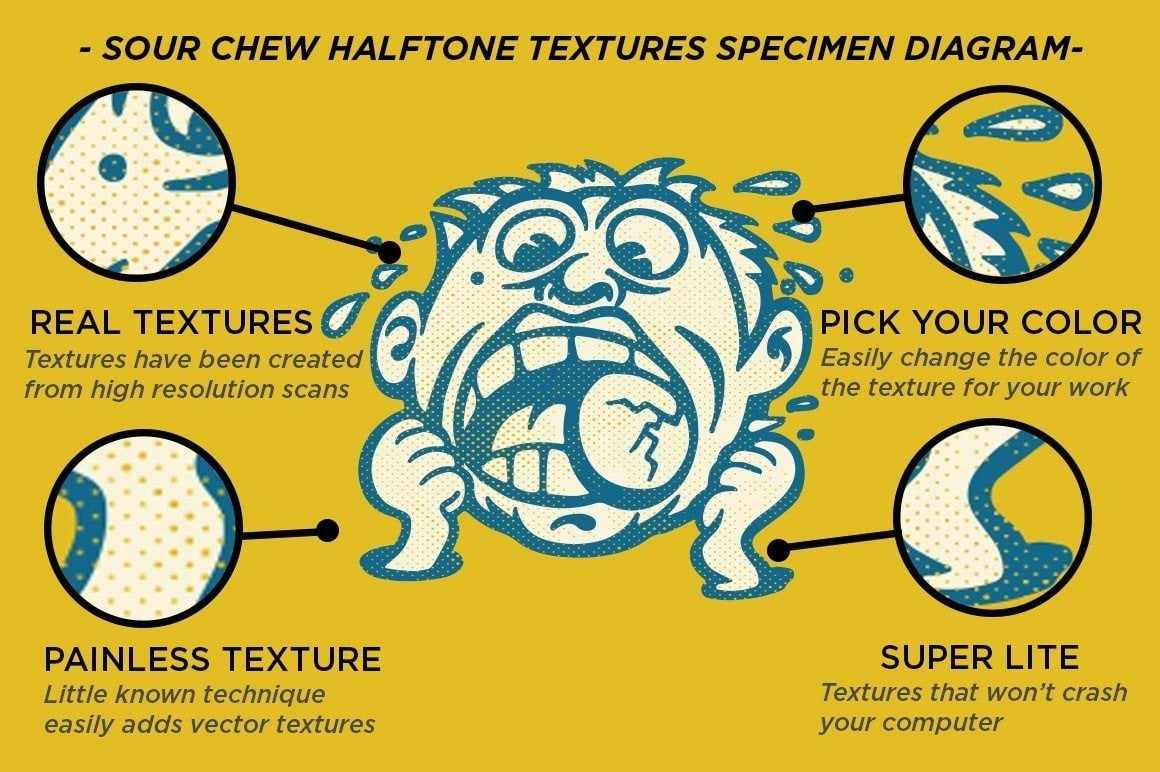 Diet Vector Textures Bundle for Adobe Illustrator - Image 16