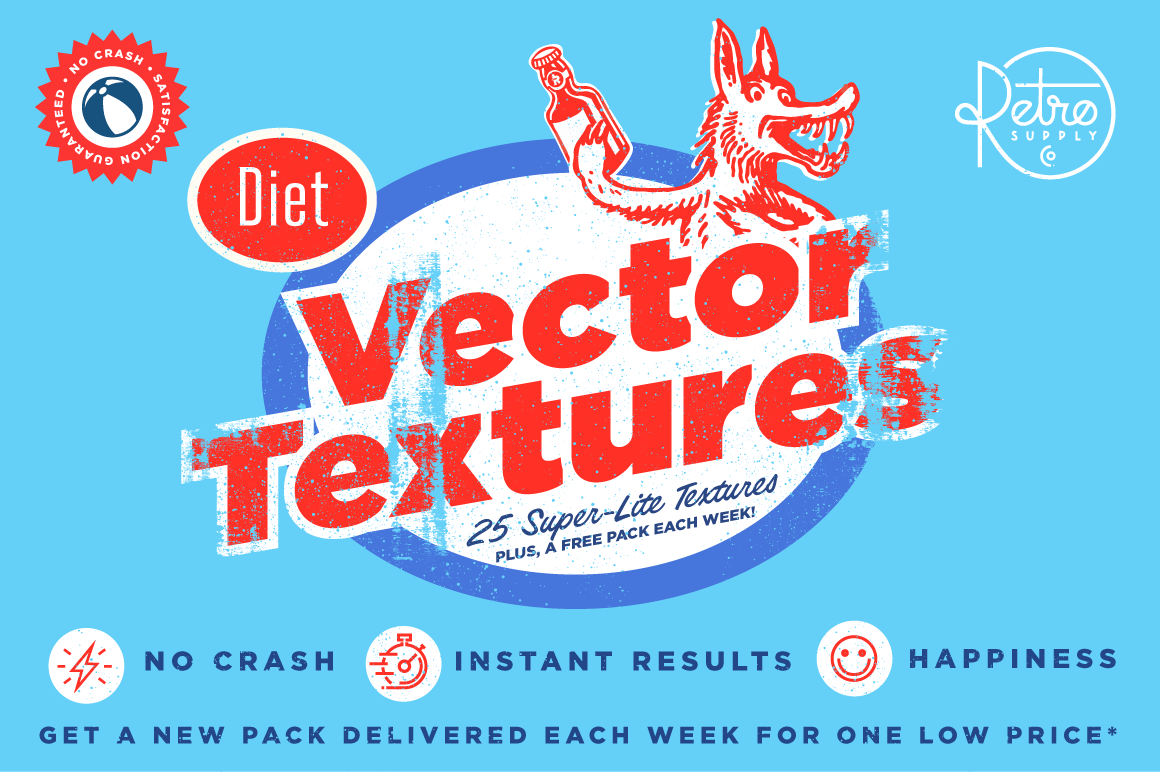 Diet Vector Textures Bundle for Adobe Illustrator - Image 4