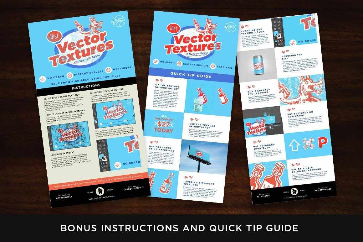Diet Vector Textures Bundle for Adobe Illustrator - Image 6
