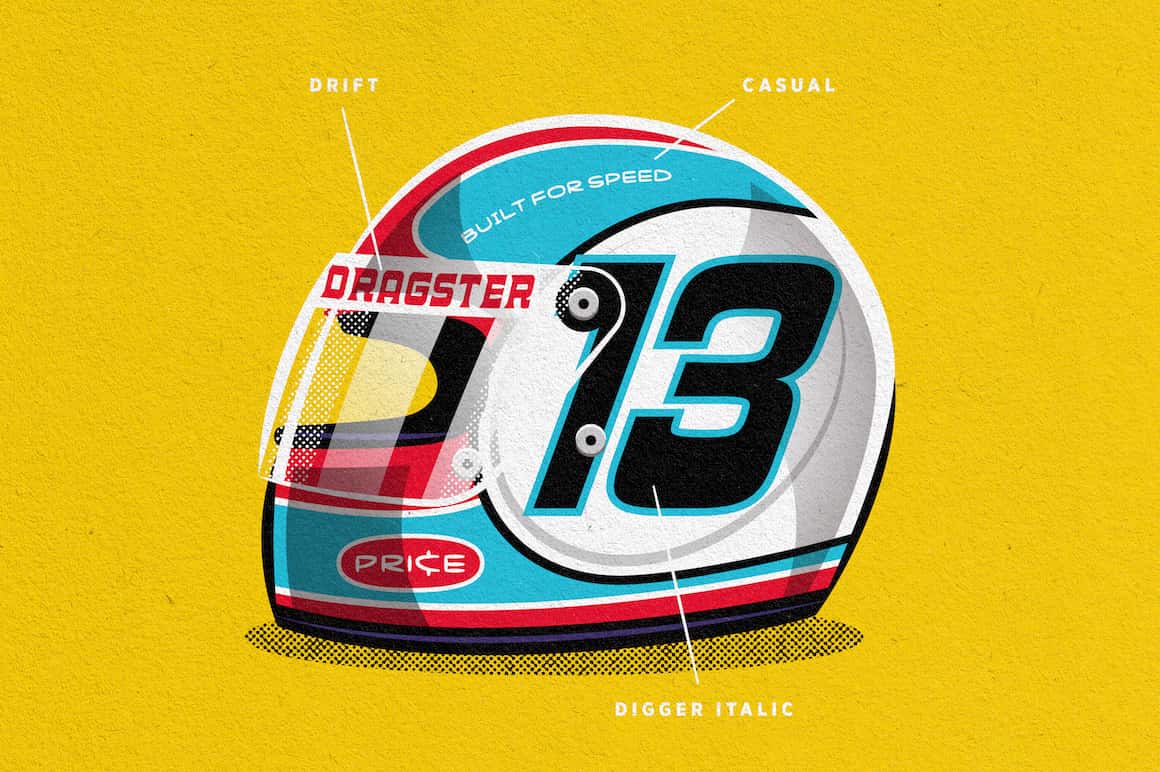 Dragster Display Fonts - Image 18