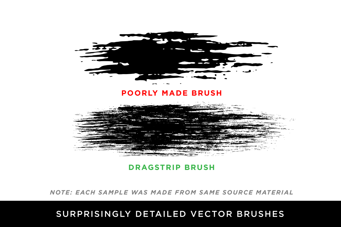 DragStrip 2 | Vector Brush Pack by Von Glitschka for Adobe Illustrator - Image 7