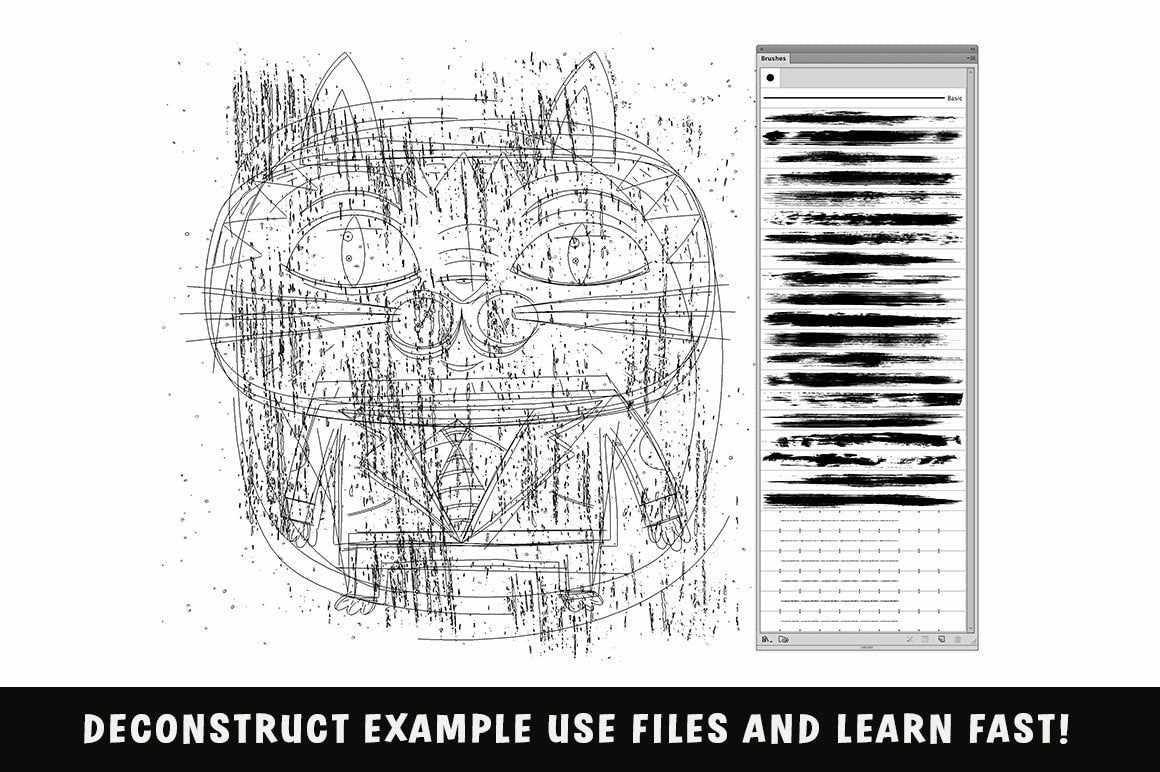 Dragstrip | Illustrator Brush Kit by Von Glitschka for Adobe Illustrator - Image 6