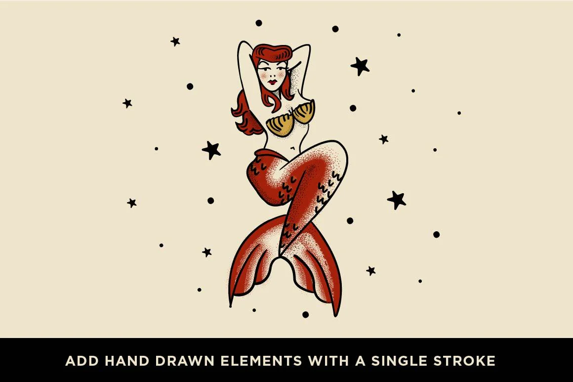 Drunk Sailor | Vector Stippling Brushes - Image 6