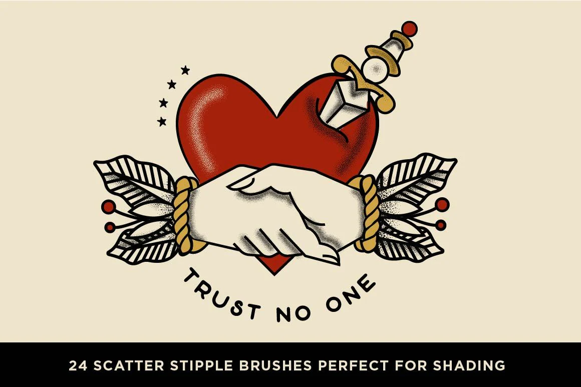 Drunk Sailor | Vector Stippling Brushes - Image 8