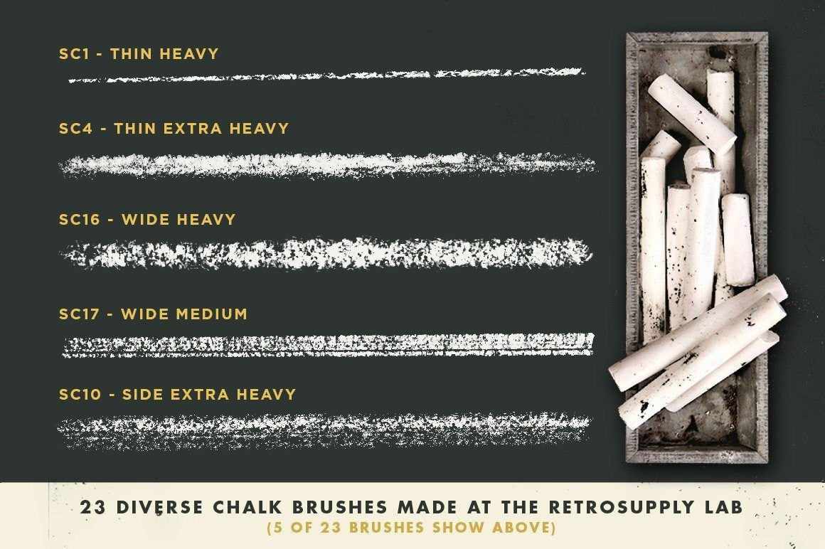 DryGoods | Chalk Brushes for Procreate - Image 3