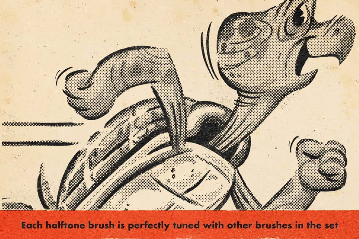 DupliTone Halftone Brushes for Photoshop - Image 4
