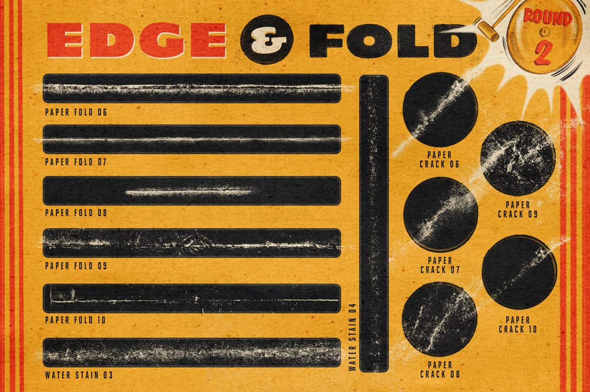 Edge & Fold Distressor Brushes Vol. 2 for Clip Studio Paint - Image 3