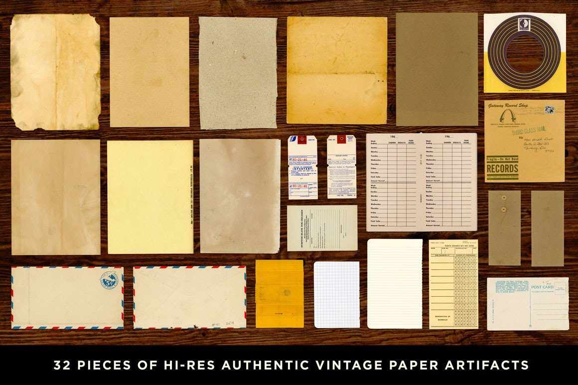 Paper Artifacts | Texture & Ephemera Bundle - Image 2