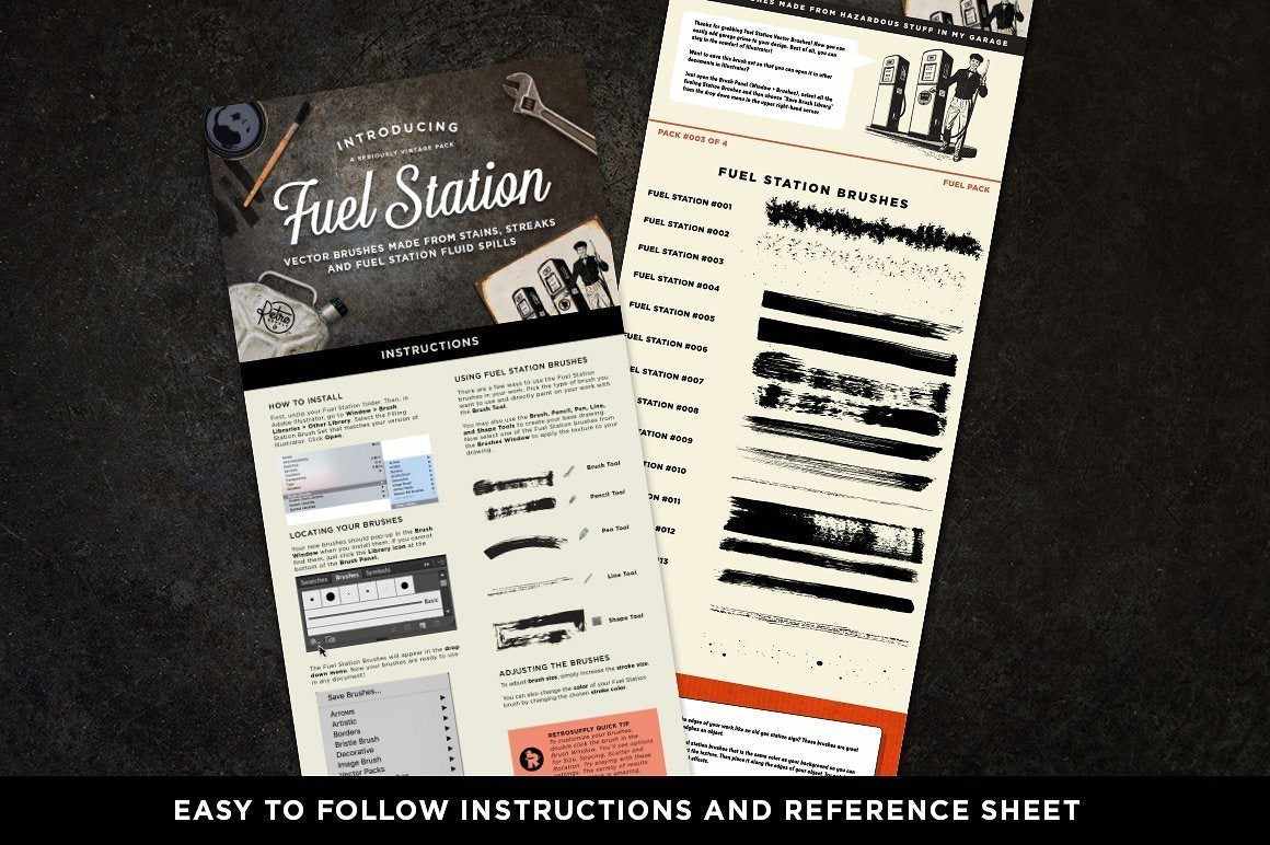 Fuel Station Vector Brushes for Adobe Illustrator - Image 5
