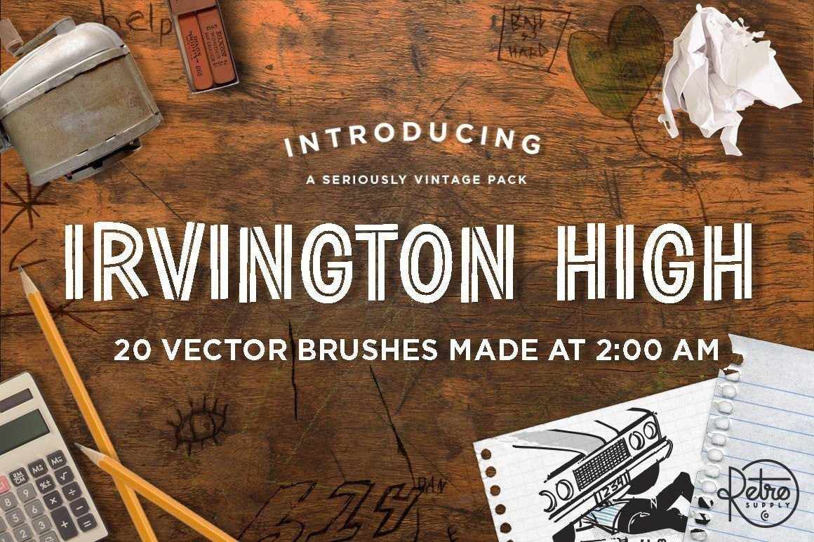 Garage Grime Vector Brush Bundle for Adobe Illustrator - Image 7