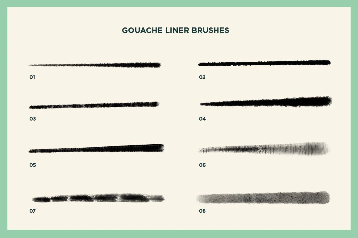 Gouache Shader Brushes for Procreate - Image 9