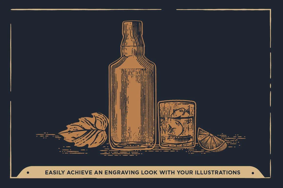 Grave Etcher | Engraving Brushes for Affinity Designer - Image 3