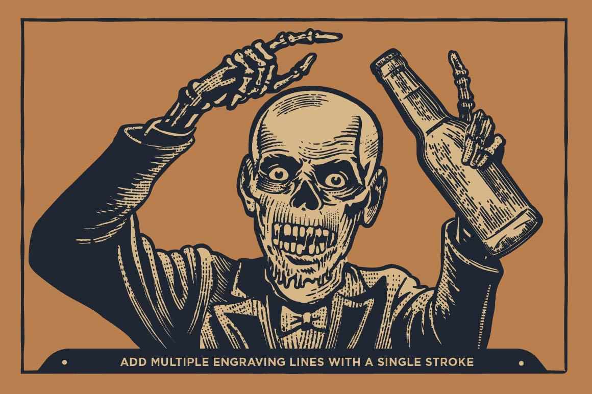 Grave Etcher | Engraving Brushes for Affinity Designer - Image 8