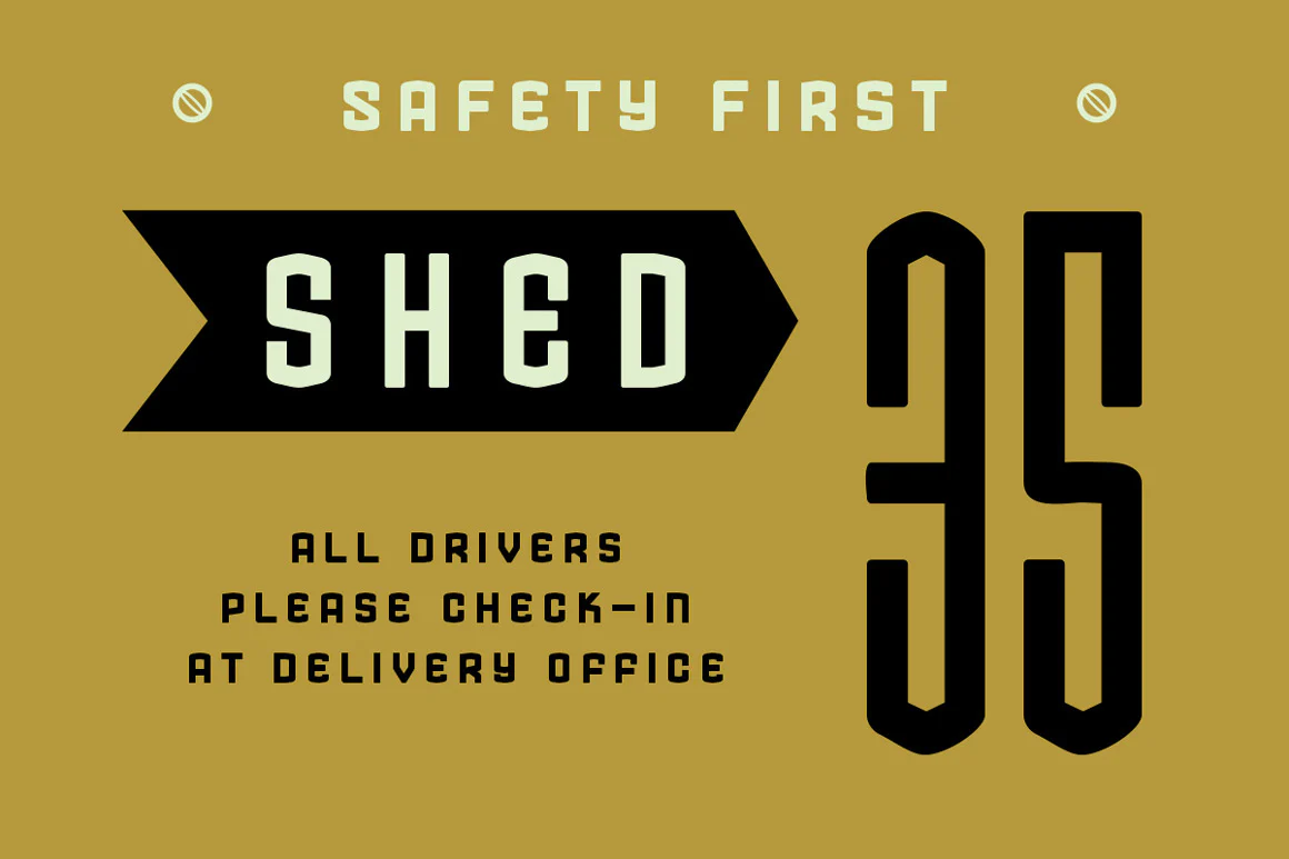 Hard Grind Industrial Font Set - Image 10