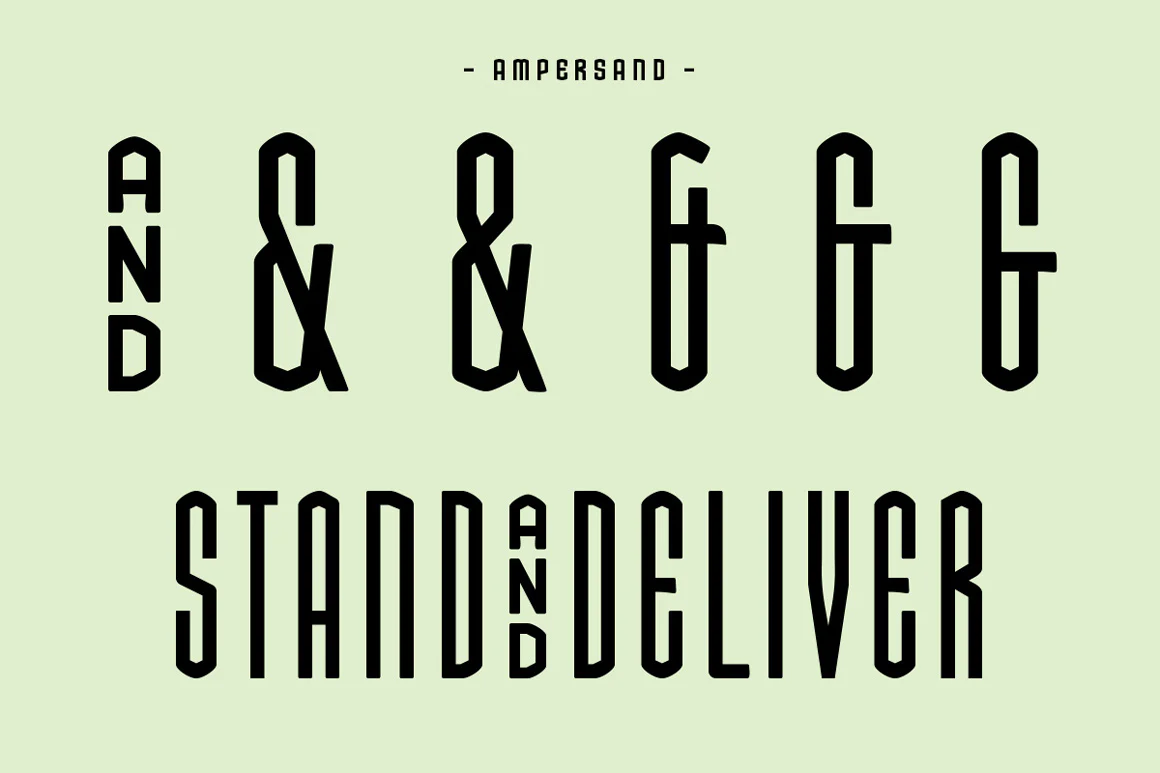 Hard Grind Industrial Font Set - Image 8