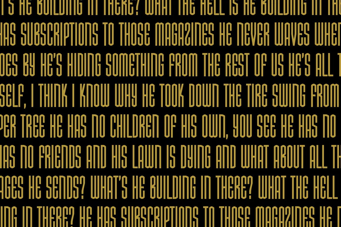 Hard Grind Industrial Font Set - Image 9