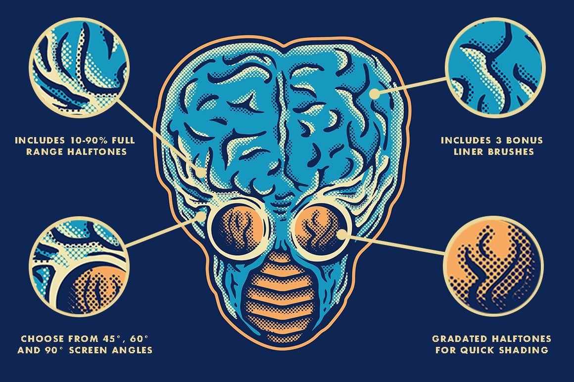 Horrific Halftones for Affinity Designer - Image 5