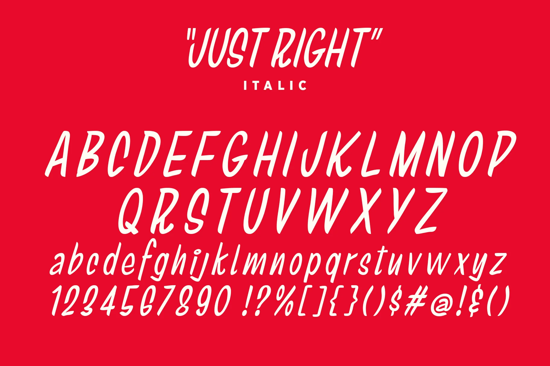 Just Right Font - Image 3