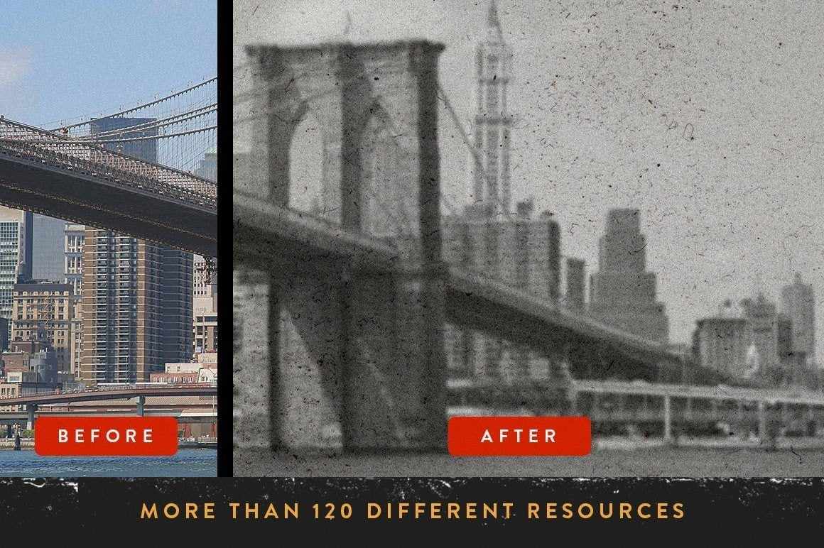 RetroLab Premium Photo Effect Kit for Adobe Photoshop - Image 3