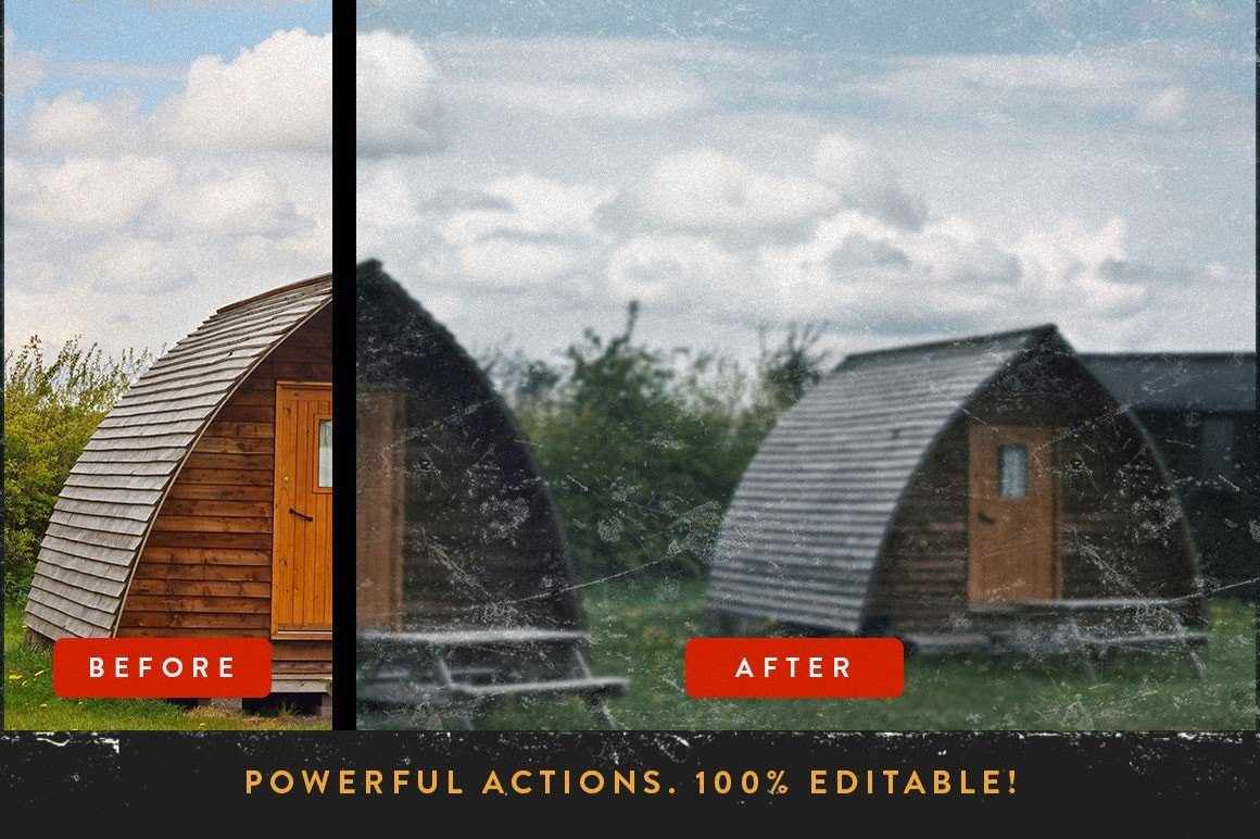 RetroLab Premium Photo Effect Kit for Adobe Photoshop - Image 4