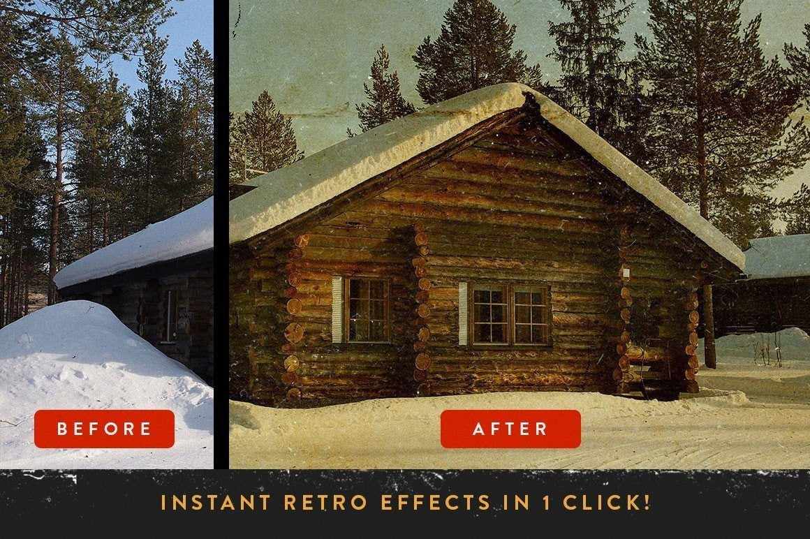 RetroLab Premium Photo Effect Kit for Adobe Photoshop - Image 5