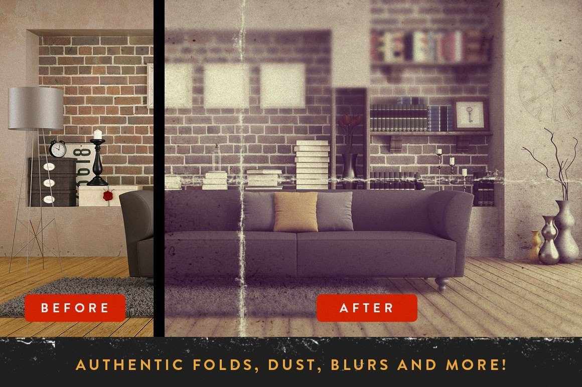 RetroLab Premium Photo Effect Kit for Adobe Photoshop - Image 7