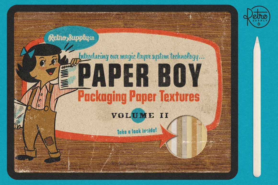 Paper Boy Paper Texture Bundle for Procreate - Image 6