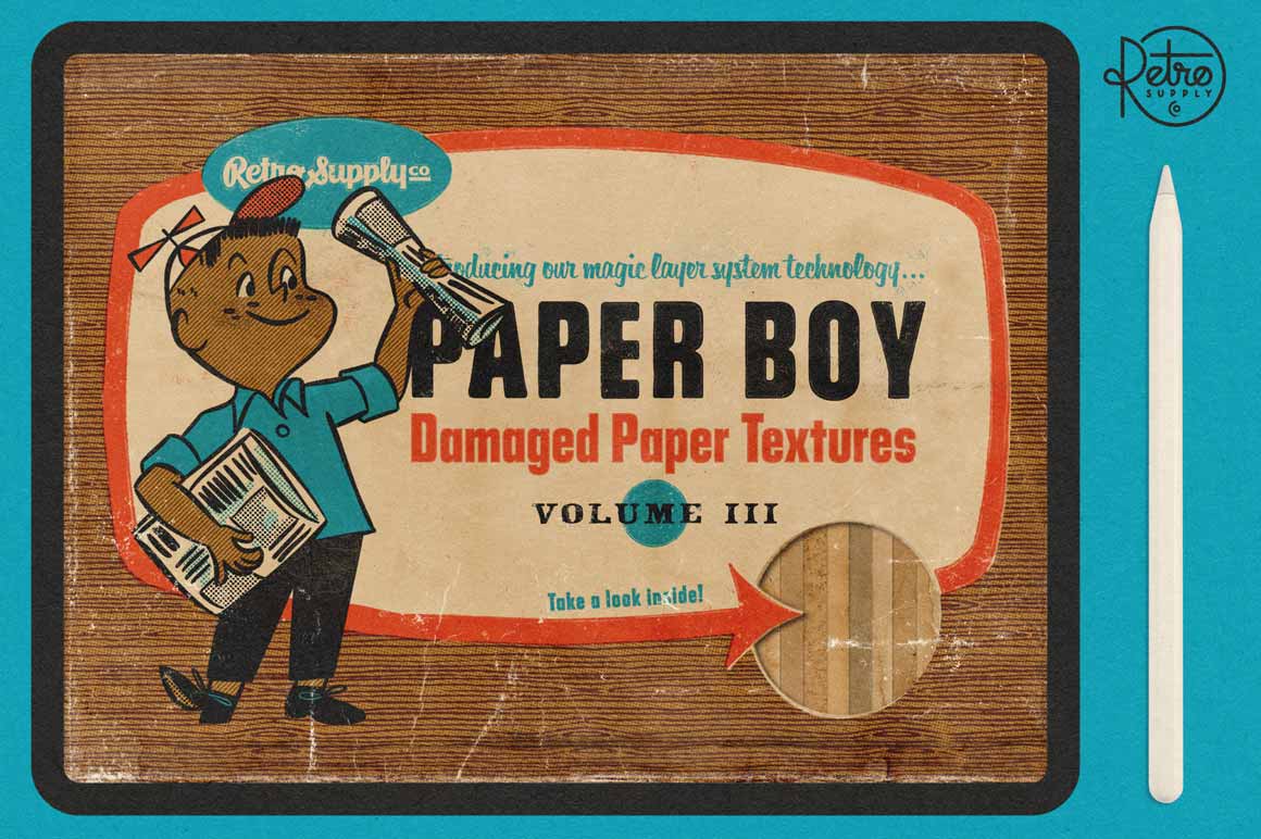 Paper Boy Paper Texture Bundle for Procreate - Image 8