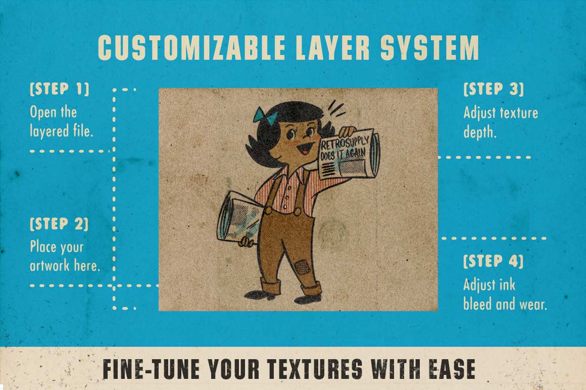 Paper Boy Packaging Paper Textures for Affinity - Image 4